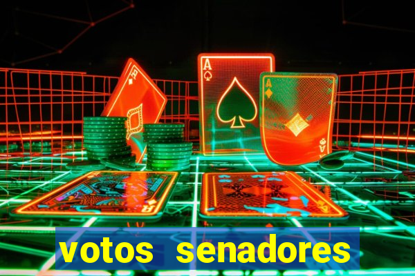 votos senadores impeachment moraes