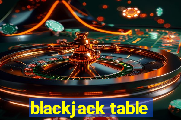 blackjack table