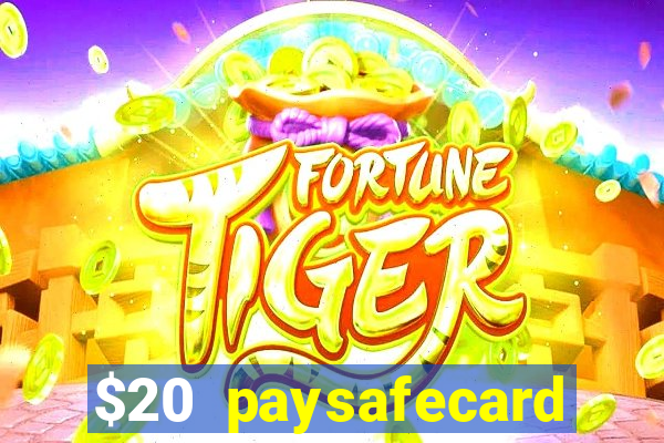 $20 paysafecard deposit bonus casino nz