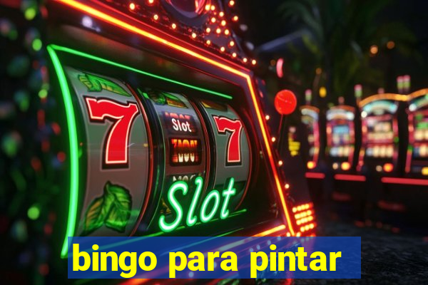 bingo para pintar