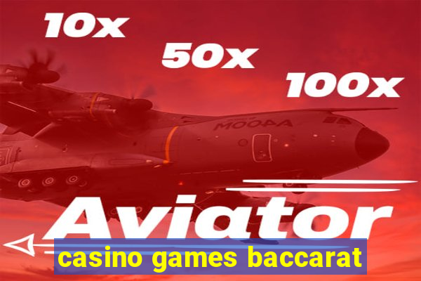 casino games baccarat