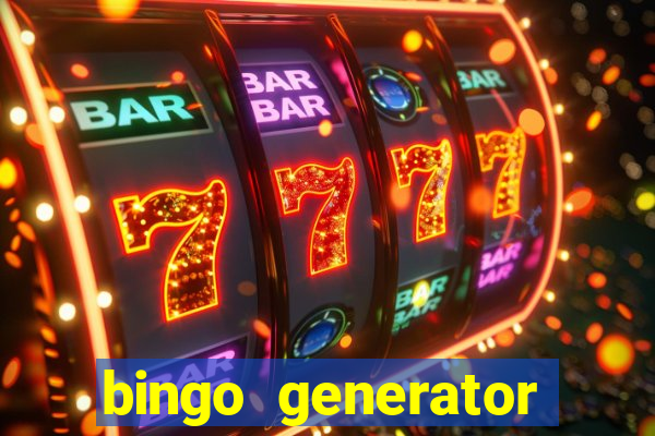 bingo generator with images