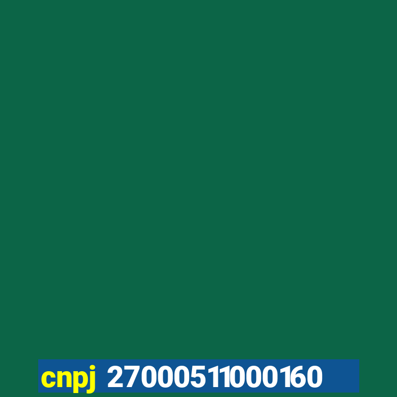 cnpj 27000511000160