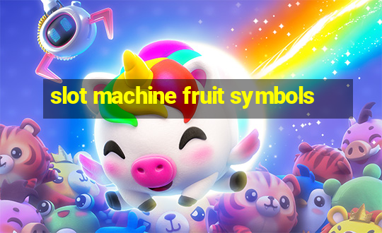 slot machine fruit symbols