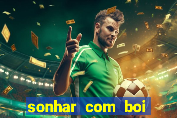 sonhar com boi branco jogo do bicho