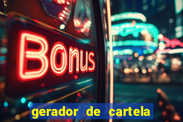 gerador de cartela de bingo