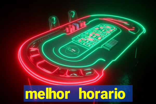 melhor horario jogar fortune rabbit