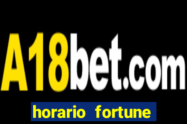 horario fortune tiger madrugada