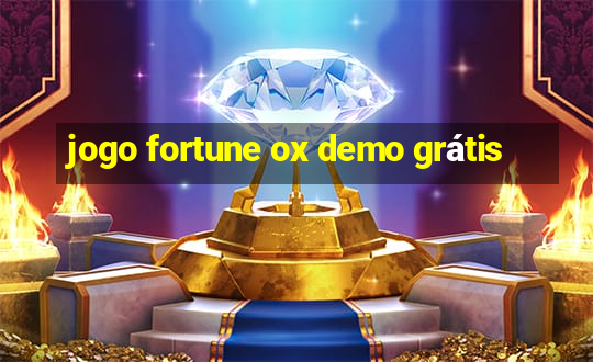 jogo fortune ox demo grátis