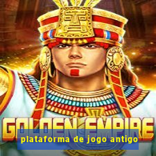 plataforma de jogo antigo