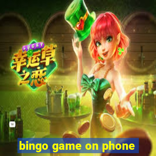 bingo game on phone