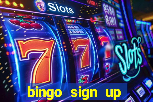 bingo sign up offers no wagering