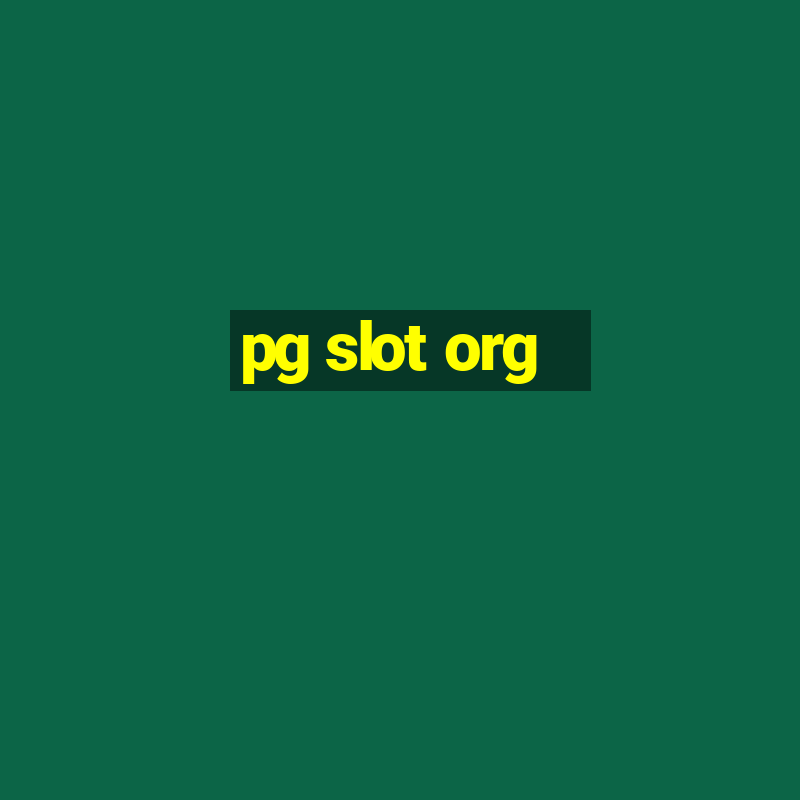 pg slot org