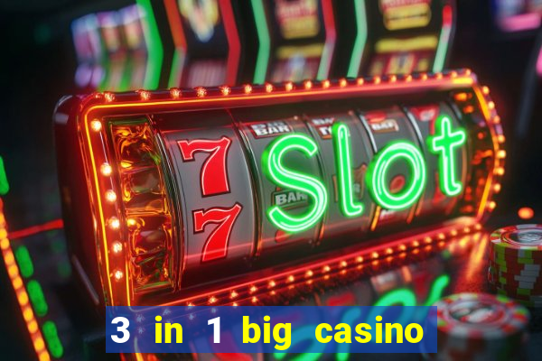 3 in 1 big casino game set