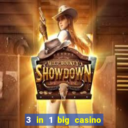 3 in 1 big casino game set