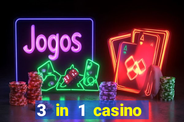 3 in 1 casino game set