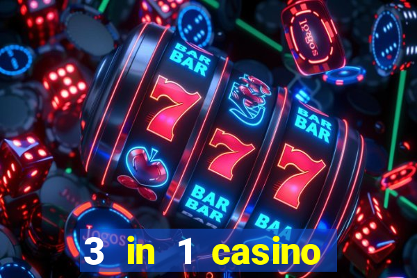 3 in 1 casino game set