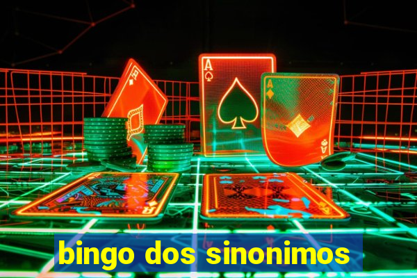 bingo dos sinonimos