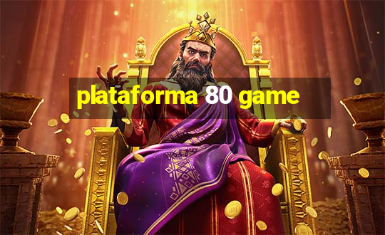 plataforma 80 game