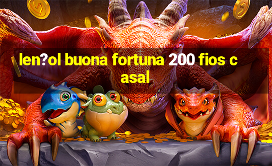 len?ol buona fortuna 200 fios casal