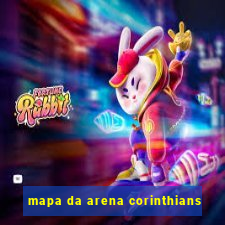 mapa da arena corinthians