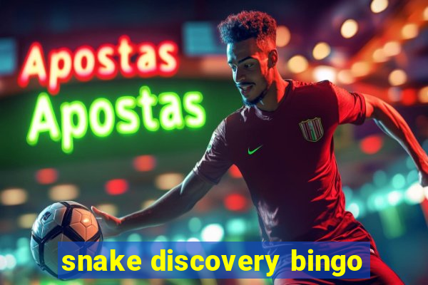 snake discovery bingo