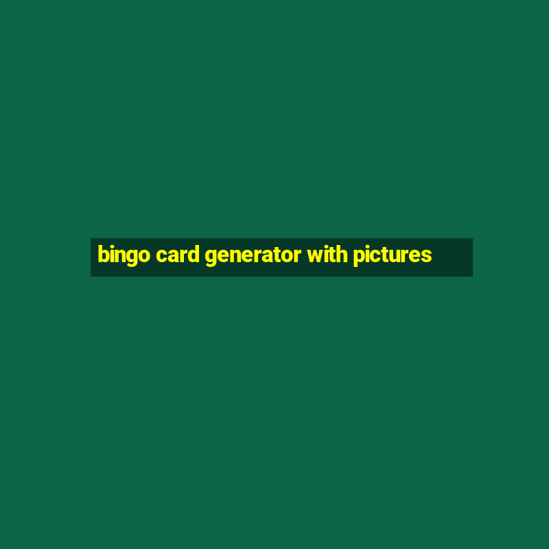 bingo card generator with pictures