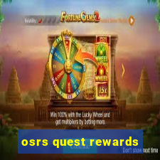 osrs quest rewards