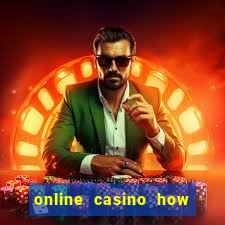 online casino how to win