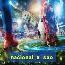 nacional x sao paulo palpites