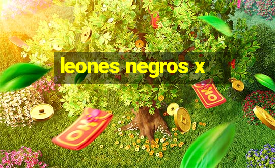 leones negros x