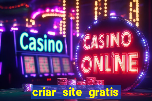 criar site gratis de jogos