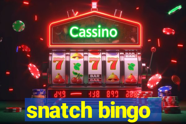 snatch bingo