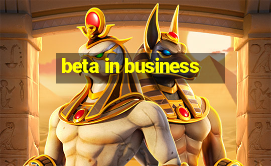 beta in business