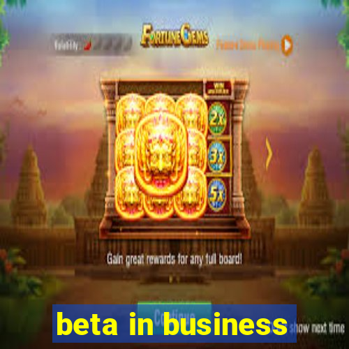 beta in business