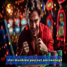 slot machine payout percentage