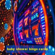 baby shower bingo cards