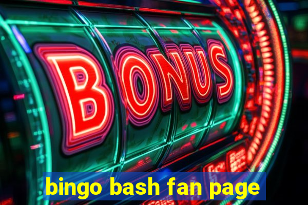 bingo bash fan page