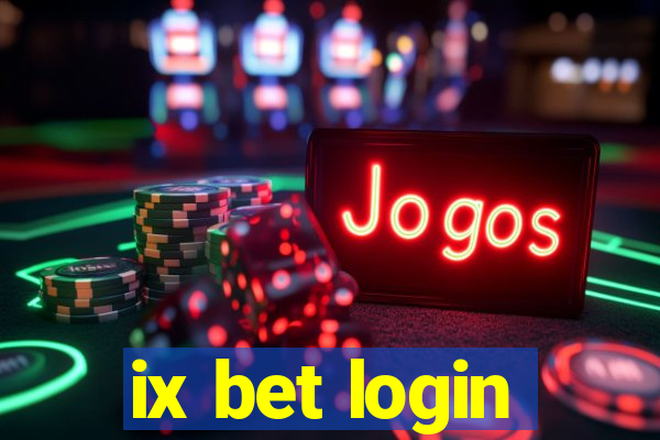 ix bet login