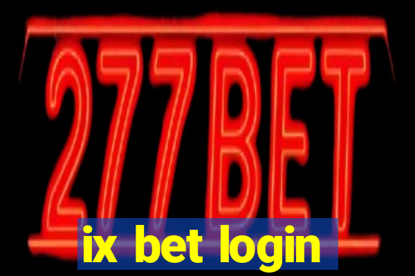 ix bet login