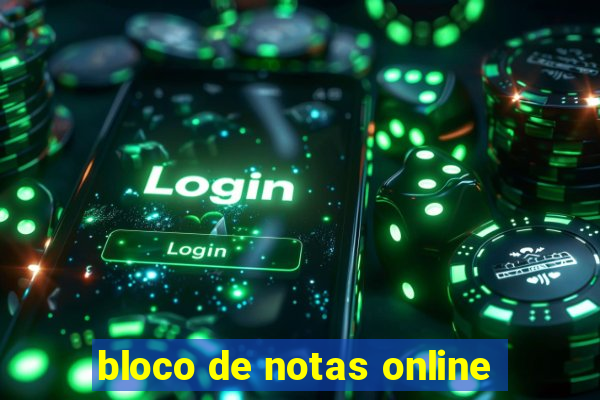 bloco de notas online