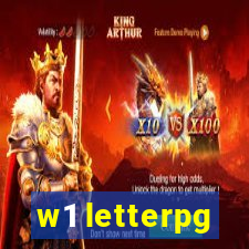 w1 letterpg