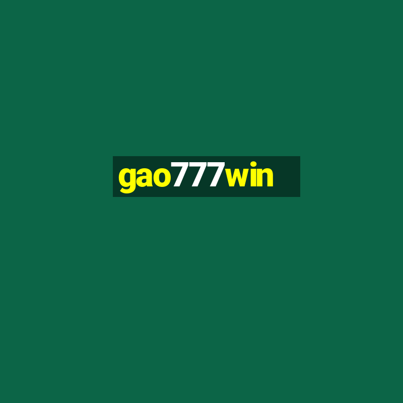 gao777win