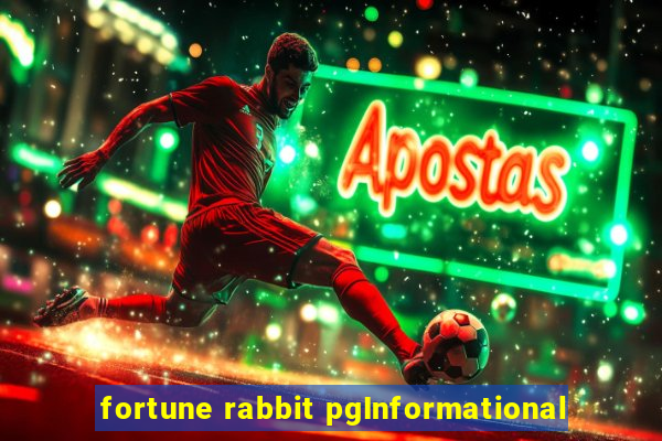 fortune rabbit pgInformational