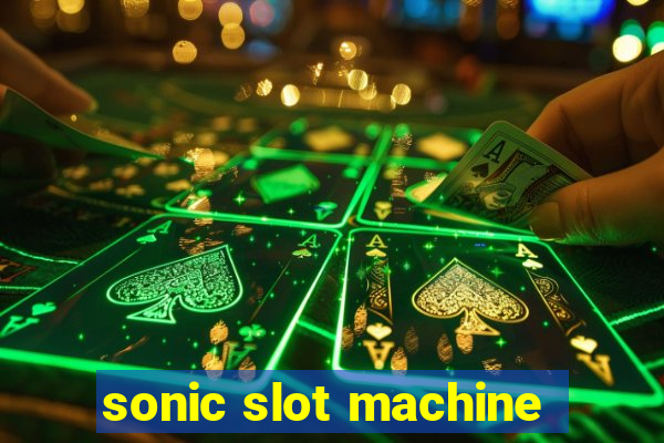 sonic slot machine