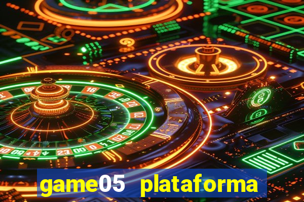 game05 plataforma de jogos