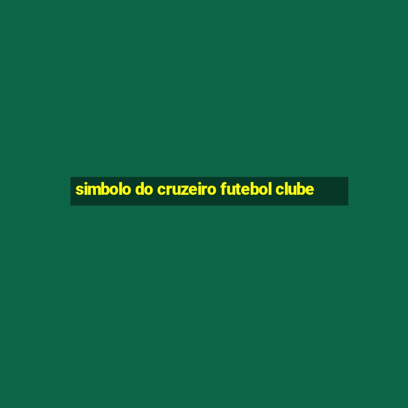 simbolo do cruzeiro futebol clube