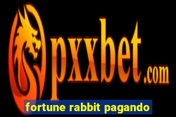 fortune rabbit pagando