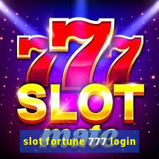 slot fortune 777 login