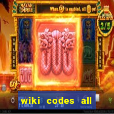 wiki codes all star tower defense